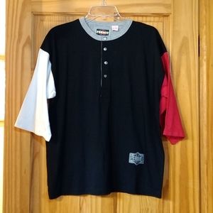 NWT Vintage Color Block short sleeve shirt